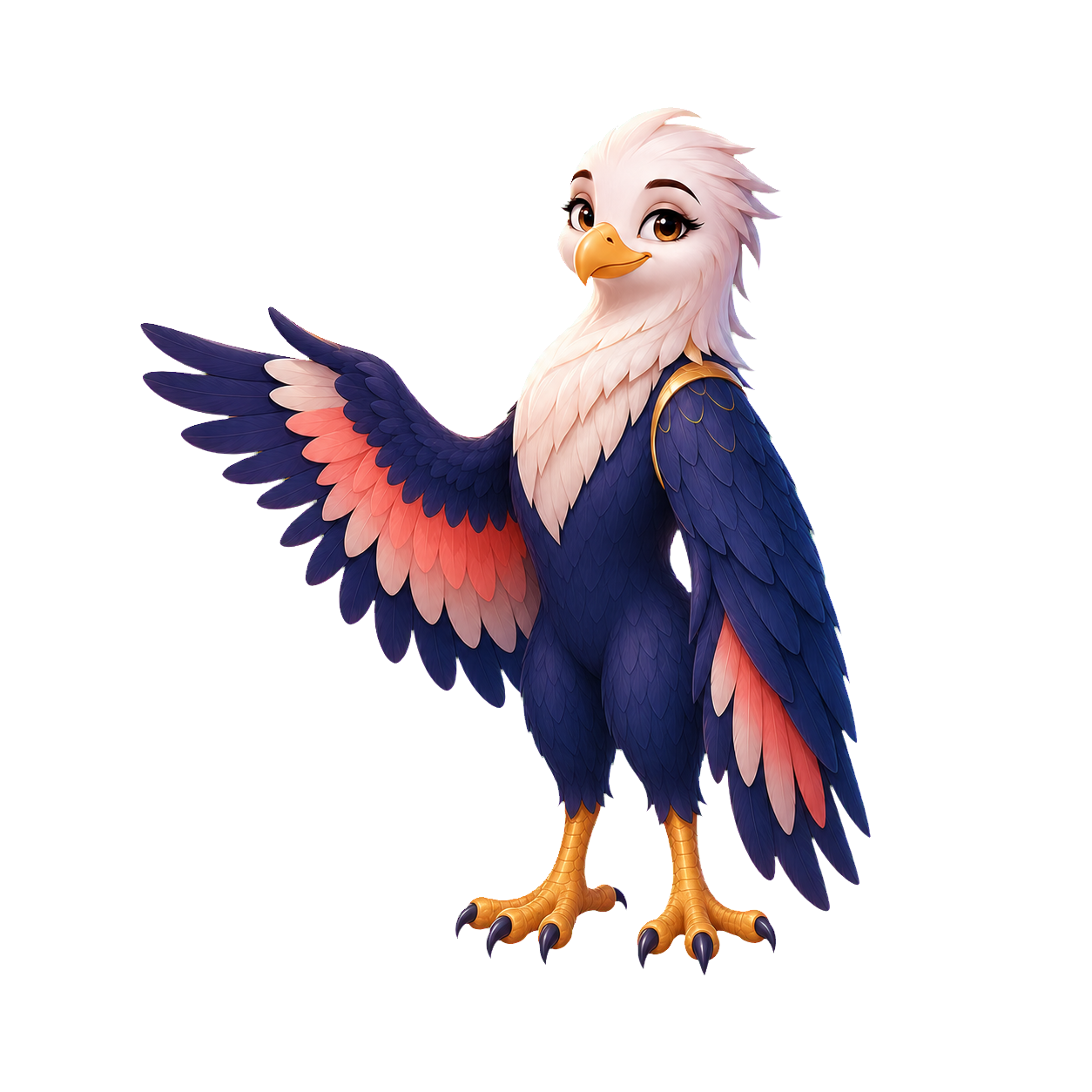 Mascote do portal Águias Digitais